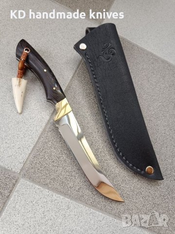 Ръчно изработен ловен нож от марка KD handmade knives ловни ножове , снимка 2 - Хладилници - 32579152