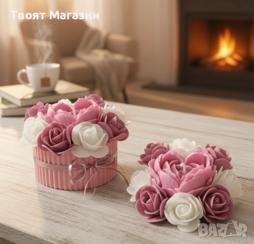 🌷 Бутиково изкушение в кашпа 🌷, снимка 11 - Подаръци за жени - 53231291