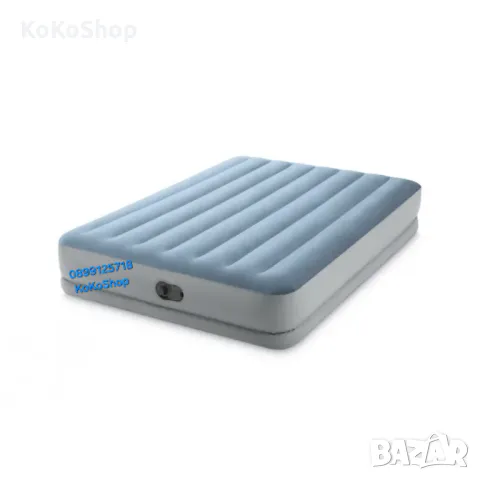 Надуваем матрак с USB помпа Intex-152x203x36 см./надуваем матрак/надуваемо легло, снимка 3 - Надуваеми легла - 49690057