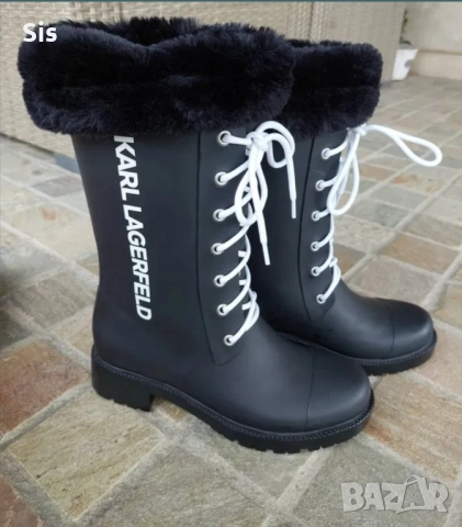 Нови! Дамски  ботуши- Karl Lagerfeld , снимка 2 - Дамски ботуши - 52131280