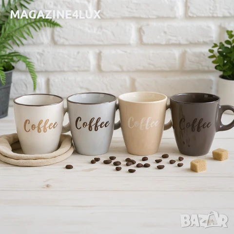 ☕️ Керамична чаша Coffee – 220 мл стил и уют във всяка глътка!, снимка 3 - Чаши - 51337138