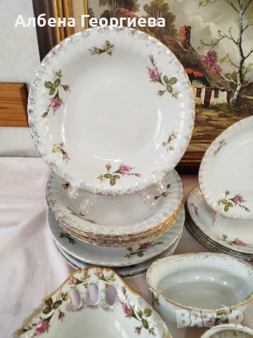 Порцеланов сервиз „Chodzież“ IWONA 🌹🌹🌹- Poland , снимка 2 - Сервизи - 53052681