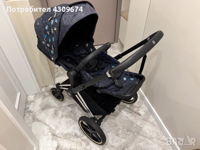 Количка cybex priam jewels of nature, снимка 6 - Детски колички - 52574178