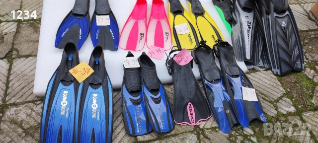 плавници,маска,шнорхел SEAC SUB , Креси ,Марес ,Бюша