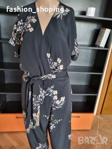 Дамски гащеризон тип кимоно Zara, размер М, снимка 8 - Гащеризони - 50392670