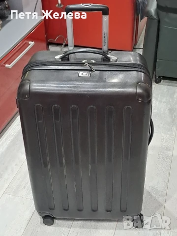 Куфар HAUPTSTADTKOFFER ( с телескопична дръжка, колела, шифър,уширител), снимка 2 - Куфари - 51039381