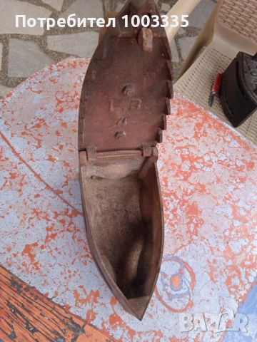 Ютия на жар с лъвска глава , снимка 3 - Антикварни и старинни предмети - 53133346