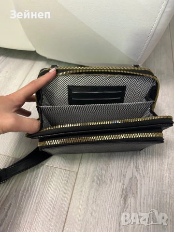 Кожена чанта с 3 ОТДЕЛЕНИЯ, снимка 4 - Чанти - 51967257