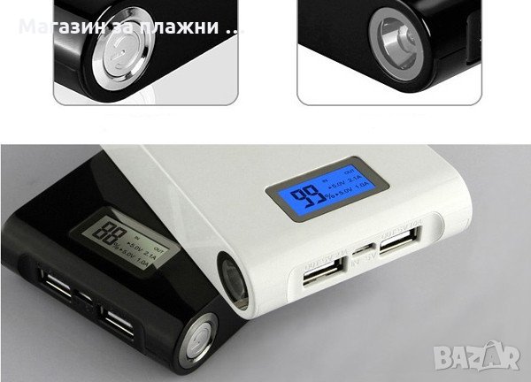 Външна батерия с дисплей 12000 mAh, снимка 8 - Външни батерии - 28519233