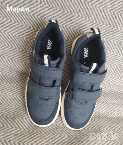 Zara кожени маратонки номер 34, снимка 2 - Детски маратонки - 52294507
