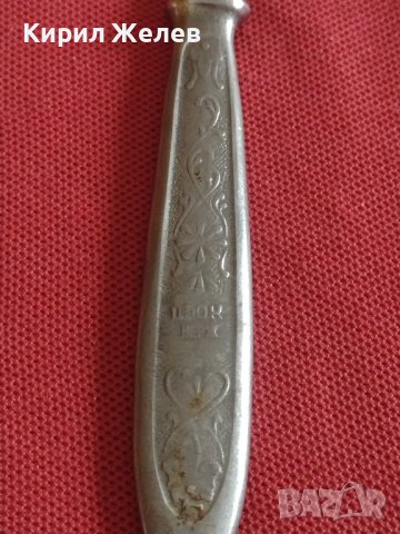 Стара вилица СССР неръждавейка красива орнаментика за КОЛЕКЦИЯ ДЕКОРАЦИЯ БИТОВ КЪТ 42141, снимка 2 - Други ценни предмети - 43862147