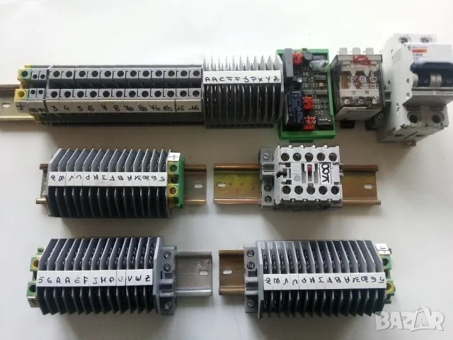 Редови клеми.контактори,реле