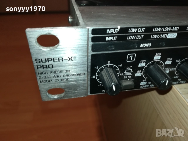 BEHRINGER SUPER-X PRO CX3400-ВНОС SWISS 1810252345, снимка 3 - Ресийвъри, усилватели, смесителни пултове - 52102538