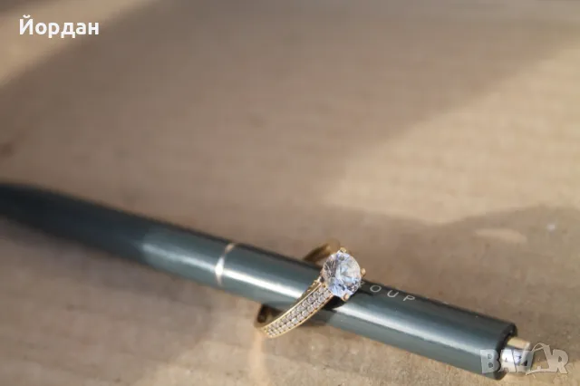 Златен дамски пръстен, снимка 4 - Пръстени - 49496798