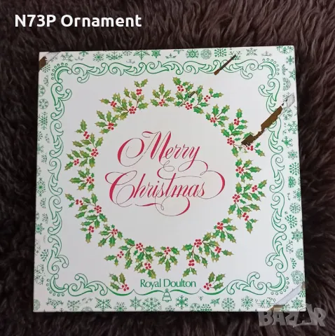 ПОРЦЕЛАНОВА ЧИНИЯ. КОЛЕКЦИЯ. MERRY CHRISTMAS.1979.MADE IN ENGLAND 🏴󠁧󠁢󠁥󠁮󠁧󠁿. , снимка 2 - Колекции - 49656968