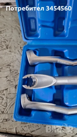 комплект  срязани ключове за тръбички на дюзи, снимка 2 - Ключове - 50495468