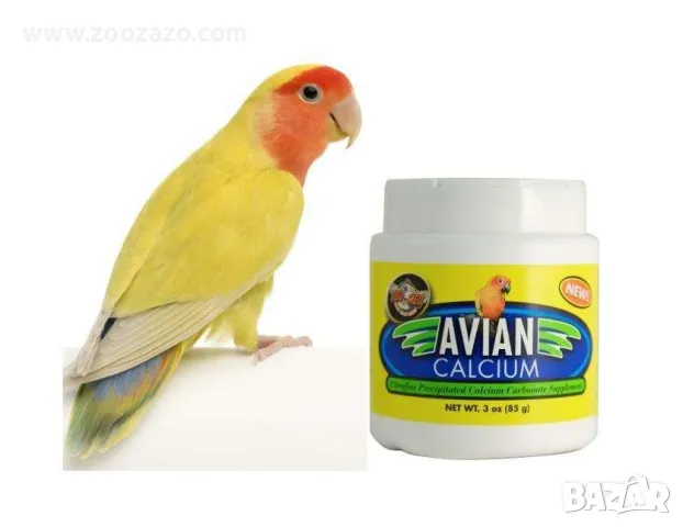 Калциева добавка за всички видове птици, 85 гр. - Zoo Med Avian Calcium, снимка 2 - За птици - 50259265