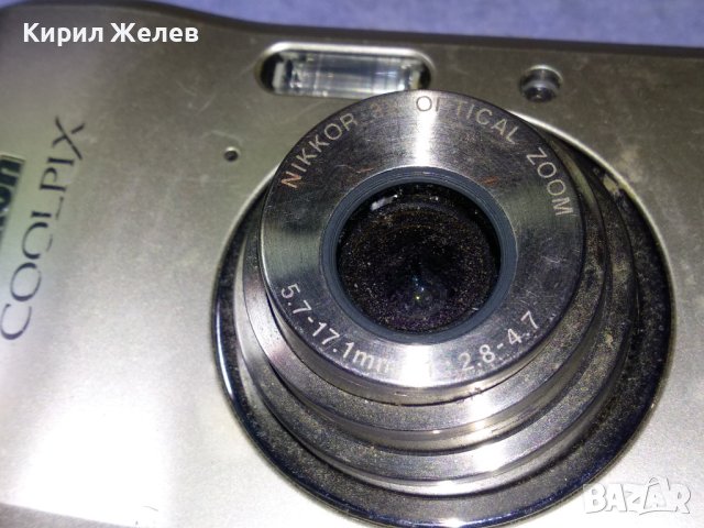 NIKON COOLPIX L16 NIKON CORP. JAPAN Стар КОЛЕКЦИОНЕРСКИ ДИГИТАЛЕН ФОТОАПАРАТ НИКОН 26089, снимка 7 - Фотоапарати - 43506376