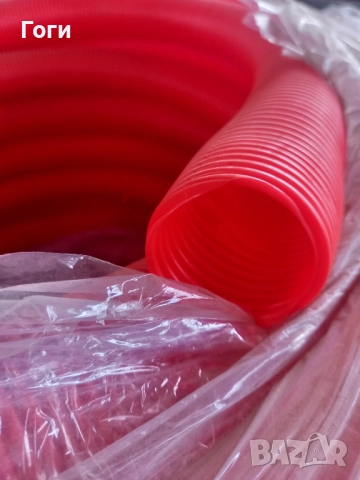 Гофрирана тръба ф 32 чисто нова, снимка 4 - Строителни материали - 52826437