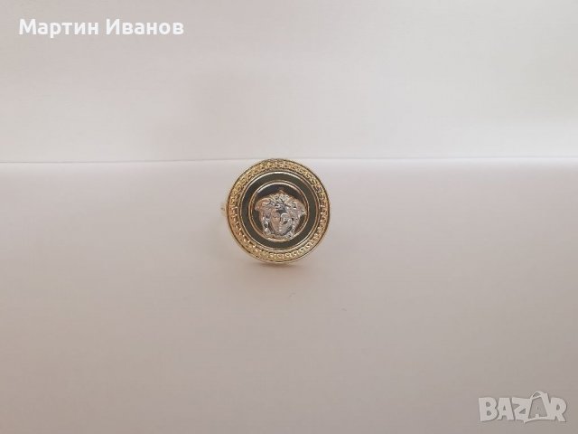 Златен пръстен версаче , снимка 5 - Пръстени - 38865996