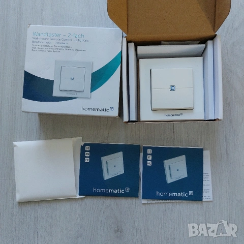 Homematic IP HmIP-WRC2 – Смарт безжичен стенен ключ (2-канален)