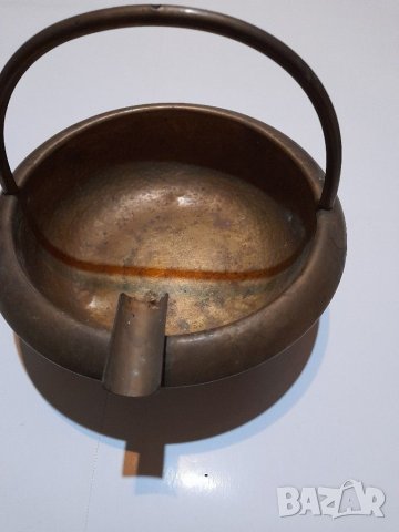 Стар бронзов пепелник , снимка 4 - Антикварни и старинни предмети - 35116596