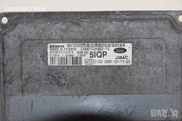 Моторен компютър ECU Ford Fiesta MK6 (2002-2008г.) 2S6A-12A650-TG / 2S6A12A650TG / S118107003K, снимка 2 - Части - 44077261