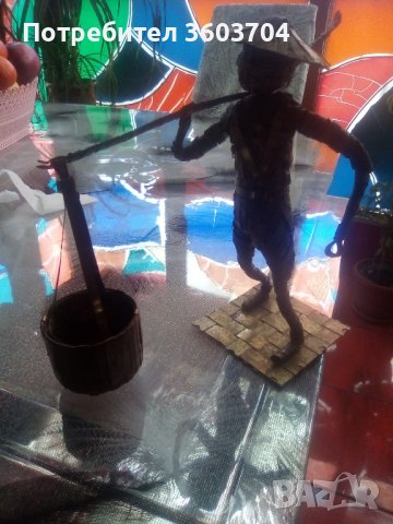 метална статуетка ръчно изработена, снимка 5 - Декорация за дома - 43312429