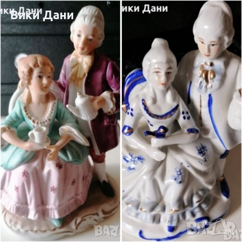 порцелан Ретро Скулптури Позлата