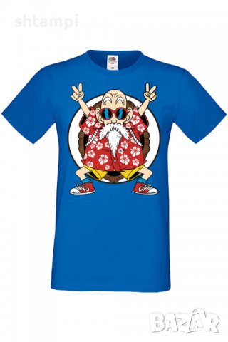 Мъжка тениска Dragon Ball Z Master Roshi,Анимация,игра,Празник,Повод,, снимка 7 - Тениски - 37878785