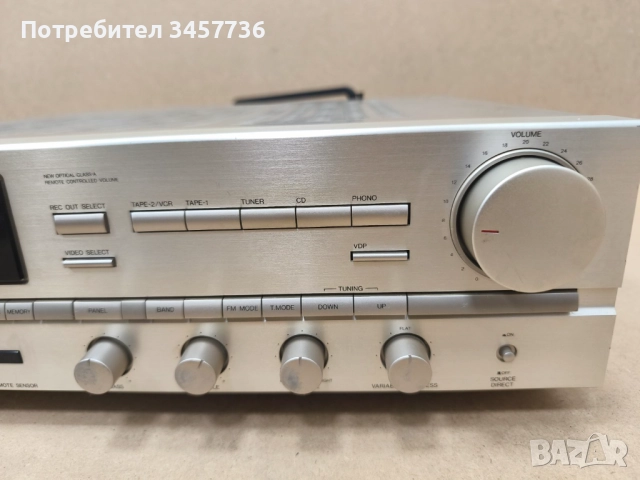 Стерео Ресивър Denon DRA-735R Усилвател Denon DRA735R Champagne, снимка 6 - Ресийвъри, усилватели, смесителни пултове - 52016898