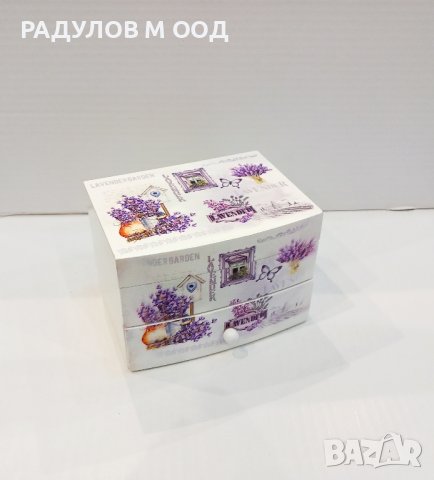 Музикална кутия за бижута "Лавандула" /94883/, снимка 2 - Подаръци за жени - 43314071
