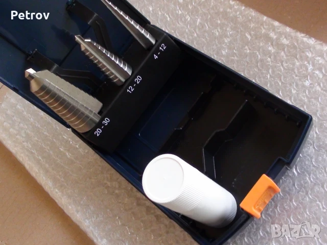 Garant - HSS-E , TialN - MADE IN GERMANY - ЧИСТО НОВ Profi-Set Стъпаловидни Конусни Свредла 4- 30 mm, снимка 5 - Бормашини - 49308336