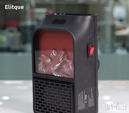 Мини печка с камина ефект, снимка 3 - Отоплителни печки - 52787558