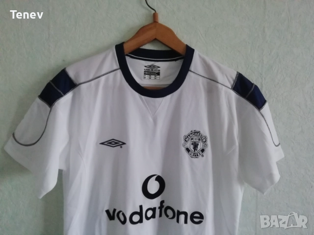 Manchester United Beckham Umbro 2000/2001 оригинална тениска фланелка Бекъм Манчестър Юнайтед екип , снимка 4 - Тениски - 52883314