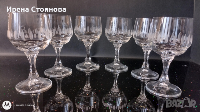 Комплект от тънкостенни чаши кристалин за вино, ликьор, шампанско, безалкохолни...., снимка 13 - Чаши - 44875757