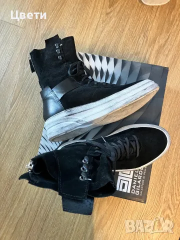 Черни боти, снимка 5 - Дамски боти - 48079892