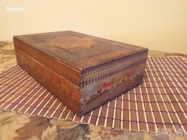 Стара дървена кутия, снимка 5 - Декорация за дома - 27995812