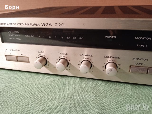 Wangine WGA 220 2 х 100 вата Усилвател, снимка 3 - Ресийвъри, усилватели, смесителни пултове - 35204565