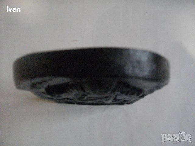 Голяма Масивна Чугунена Емблема-SAUCTA BARBARA/Света Варвара-2,0 кг-20х11,5см-Нова-Герм-За Декорация, снимка 13 - Други - 39814343