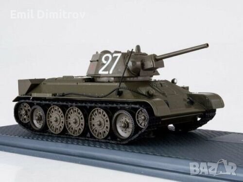 Умален модел на танк Т-34-76 в мащаб 1:43