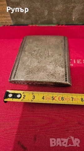 стара посребрена и позлатена табакера, снимка 6 - Други ценни предмети - 52326079