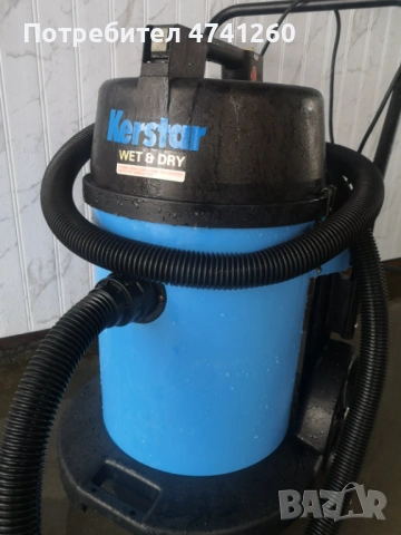 Професионална прахосмукачка схДва Мотора 3600Wза Сухо Мокро Строителство Почистване 