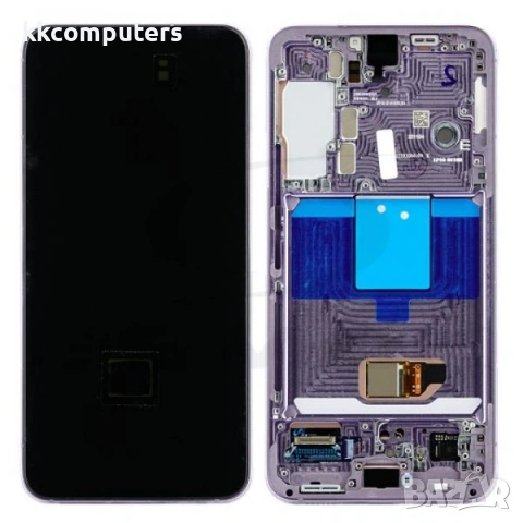 LCD Дисплей за Samsung SM-S901F S22 / GH82-27520F/ 27521F / Тъч скрийн + рамка / Виолет / Оригинал S