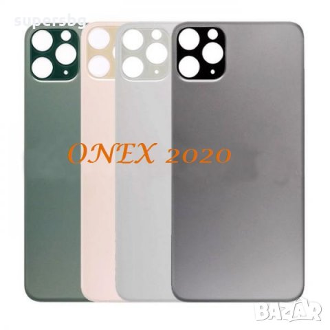 Капак батерия Задно стъкло за iPhone 11 Pro MAX 6.5  Златист и Сив, снимка 1 - Резервни части за телефони - 33451851