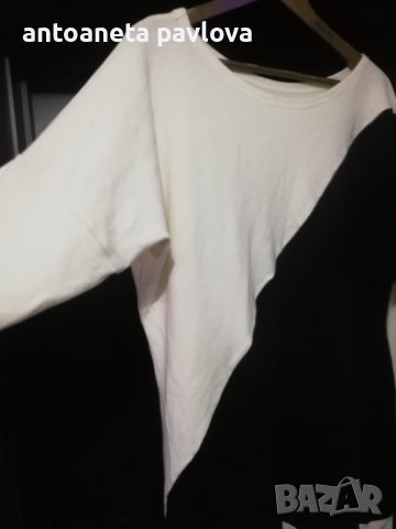 Асиметричен  пуловер, снимка 2 - Блузи с дълъг ръкав и пуловери - 43046616