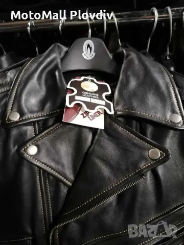 Кожено яке Motomall Rock черно мото мотор чопър, снимка 5 - Аксесоари и консумативи - 49179056