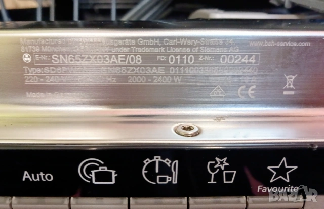 Съдомиялна за пълно вграждане SIEMENS IQ 500 Zeolith - 60 см, снимка 7 - Съдомиялни - 53279958