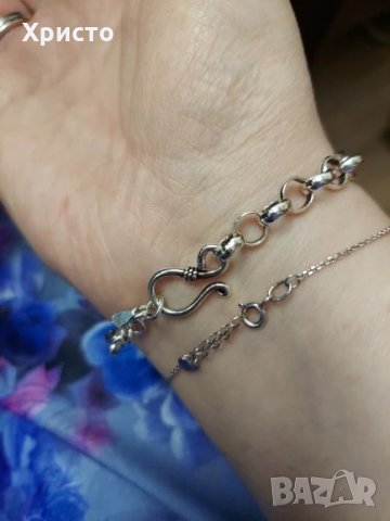 Сребърнa гривна за жена - 925, снимка 3 - Гривни - 33582793