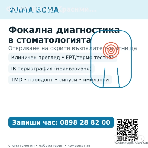 инфрачервена камера за термодиагностика  ТЕСТ НА ГАЛЕН на фокални огнища!ОТ ФАМА БОНА!
